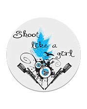 SHOOT LIKE A GIRL MUGS Circle Coaster thumbnail