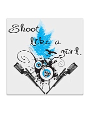 SHOOT LIKE A GIRL MUGS Square Coaster thumbnail