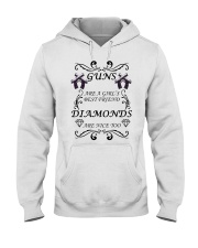 GUNS ARE A GIRL'S BEST FRIEND Hooded Sweatshirt thumbnail
