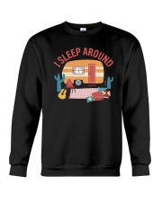 Camping I Sleep Around Shirt Crewneck Sweatshirt tile