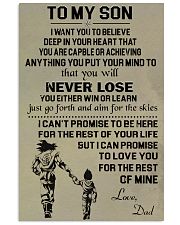 To My Son 11x17 Poster front