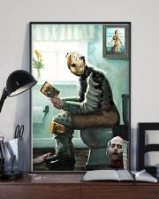 Jason in Bathroom 11x17 Poster lifestyle-poster-2
