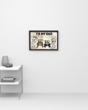 To My Dad 17x11 Poster poster-landscape-17x11-lifestyle-04
