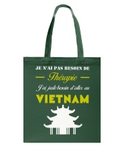 JE N AI PAS BESOIN DE THERAPIE Tote Bag thumbnail