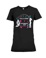 FILLE A LA PECHE POURQUOI PAS Premium Fit Ladies Tee tile