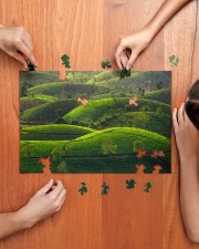 TEA HILL IN THE MORNING 250 Piece Puzzle (horizontal) aos-jigsaw-puzzle-250-pieces-horizontal-lifestyle-front-07