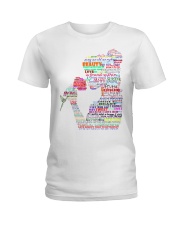 beauty and the beast art Ladies T-Shirt thumbnail