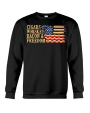 CIGARS-WHISKEY-BACON-FREEDOM Crewneck Sweatshirt thumbnail