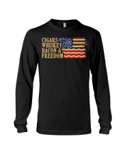 CIGARS-WHISKEY-BACON-FREEDOM Long Sleeve Tee thumbnail