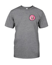 Breast Cancer Sugar Skull Classic T-Shirt tile
