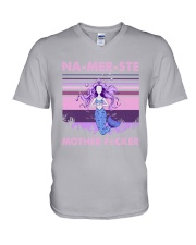 Mermaid - Yoga - Namerste V-Neck T-Shirt tile