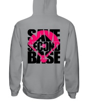 Breast Cancer Save The Second Base 2 Sides Hooded Sweatshirt tile