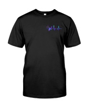 Barber American Flag 2 Sides Classic T-Shirt front