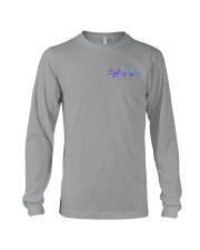 Barber American Flag 2 Sides Long Sleeve Tee tile