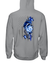 Police Rose v2 2 Sides Hooded Sweatshirt tile