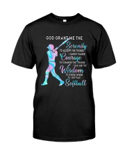 Softball God Grant Me The Senerity Classic T-Shirt front