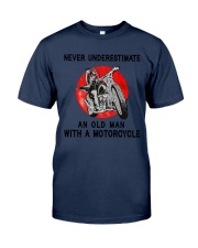 Sk Motorcycle Never Underestimate Classic T-Shirt tile