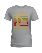 Excavator Dad Like A Normal Dad Ladies T-Shirt tile