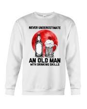 Beer Never Underestimate Crewneck Sweatshirt thumbnail