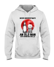 Beer Never Underestimate Hooded Sweatshirt thumbnail