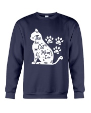 Custom The Best Cat Mom Crewneck Sweatshirt thumbnail
