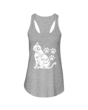 Custom The Best Cat Mom Ladies Flowy Tank thumbnail