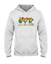 Peace Love Turtle Hooded Sweatshirt tile