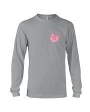 Breast Cancer Daisy 2 Sides Long Sleeve Tee thumbnail