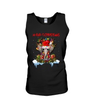 Elephant - M-ear-y Christmas Unisex Tank tile