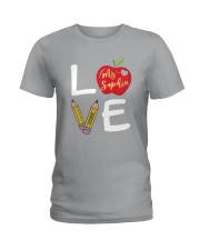 Customized Teacher Love Ladies T-Shirt thumbnail