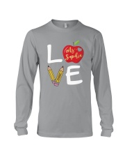 Customized Teacher Love Long Sleeve Tee thumbnail