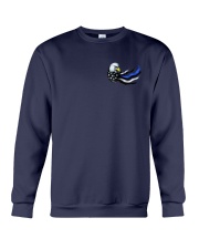 Back The Blue - Americas Heroes 2 Sides Crewneck Sweatshirt thumbnail
