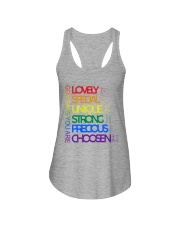 LGBT - God Says You Are Ladies Flowy Tank tile