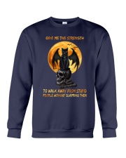 Black Cat Give Me Strength Crewneck Sweatshirt thumbnail