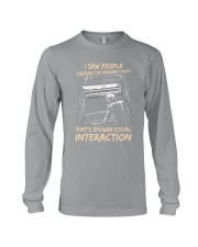 Skeleton Enough Social Interaction Long Sleeve Tee thumbnail