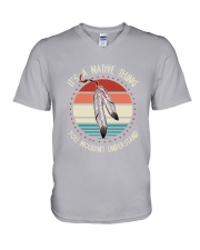 Its A Native Thing V-Neck T-Shirt thumbnail