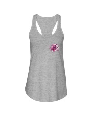 BC - Breast Cancer Mandala 2 Sides Ladies Flowy Tank thumbnail