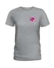 BC - Breast Cancer Mandala 2 Sides Ladies T-Shirt thumbnail