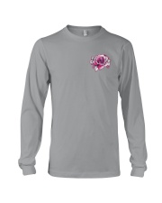 BC - Breast Cancer Mandala 2 Sides Long Sleeve Tee thumbnail
