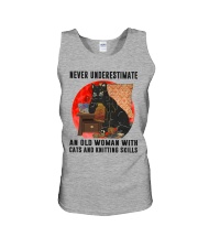 Cats And Knitting Unisex Tank thumbnail