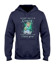 Mermaid - Train Seahorses Hooded Sweatshirt tile