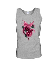 Breast Cancer Dragon Rose Unisex Tank thumbnail