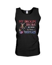 Mermaid My Broom Broke Unisex Tank tile