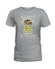Skull Mechanic Ladies T-Shirt thumbnail