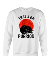 Thats On Purriod Crewneck Sweatshirt thumbnail