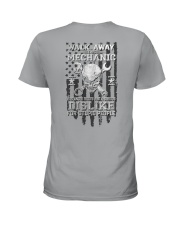 Skull Mechanic - Dislike For Stupid People 2 Sides Ladies T-Shirt tile