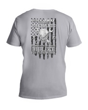 Skull Mechanic - Dislike For Stupid People 2 Sides V-Neck T-Shirt tile