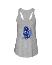 Back The Blue Rose Ladies Flowy Tank tile