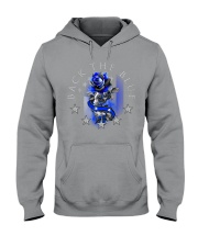 Back The Blue Rose Hooded Sweatshirt tile