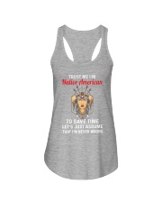 Native American Girl Ladies Flowy Tank thumbnail